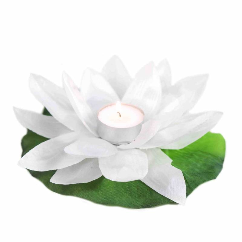 Polyester Flower Candles (10 pcs.)