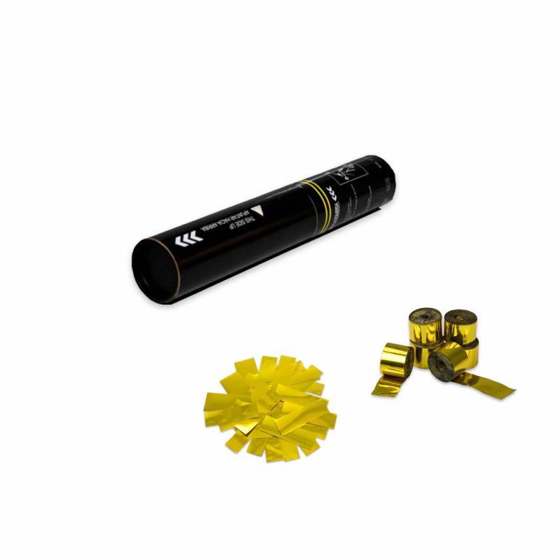 30 cm. handheld cannon (Metallic Confetti + streamers) - 2