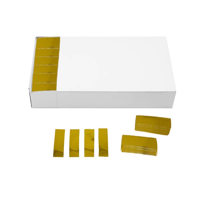 Metallic rectangular confetti (Bricks 1 kg.) - 1